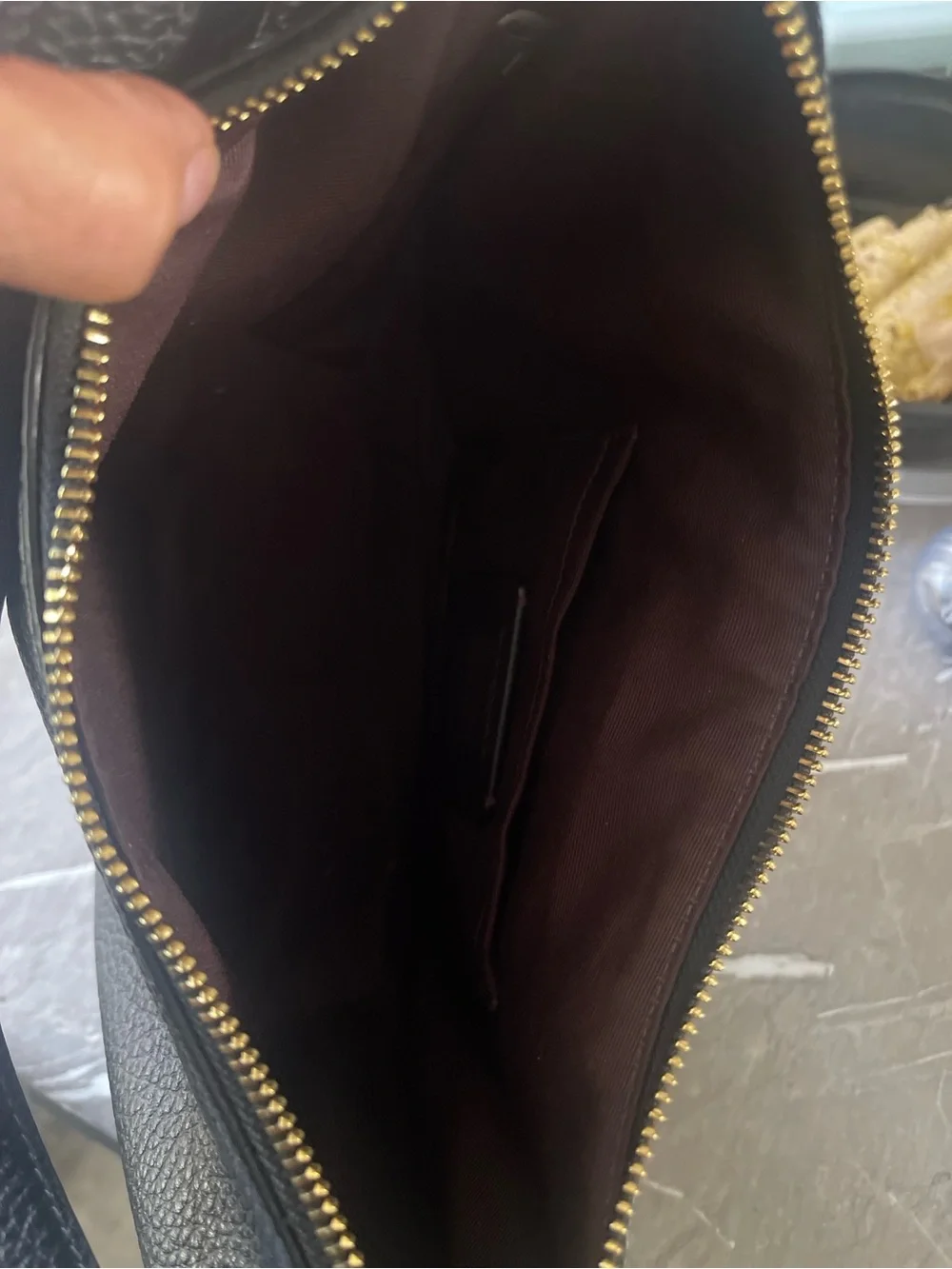 Coach Hobo soft leather Pebbled Aria  Shoulder Bag with Charm .